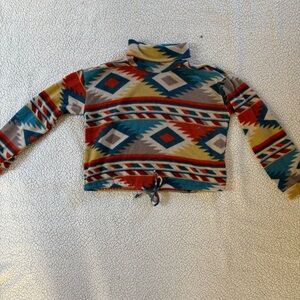 Crop top turtleneck sweater Size Small